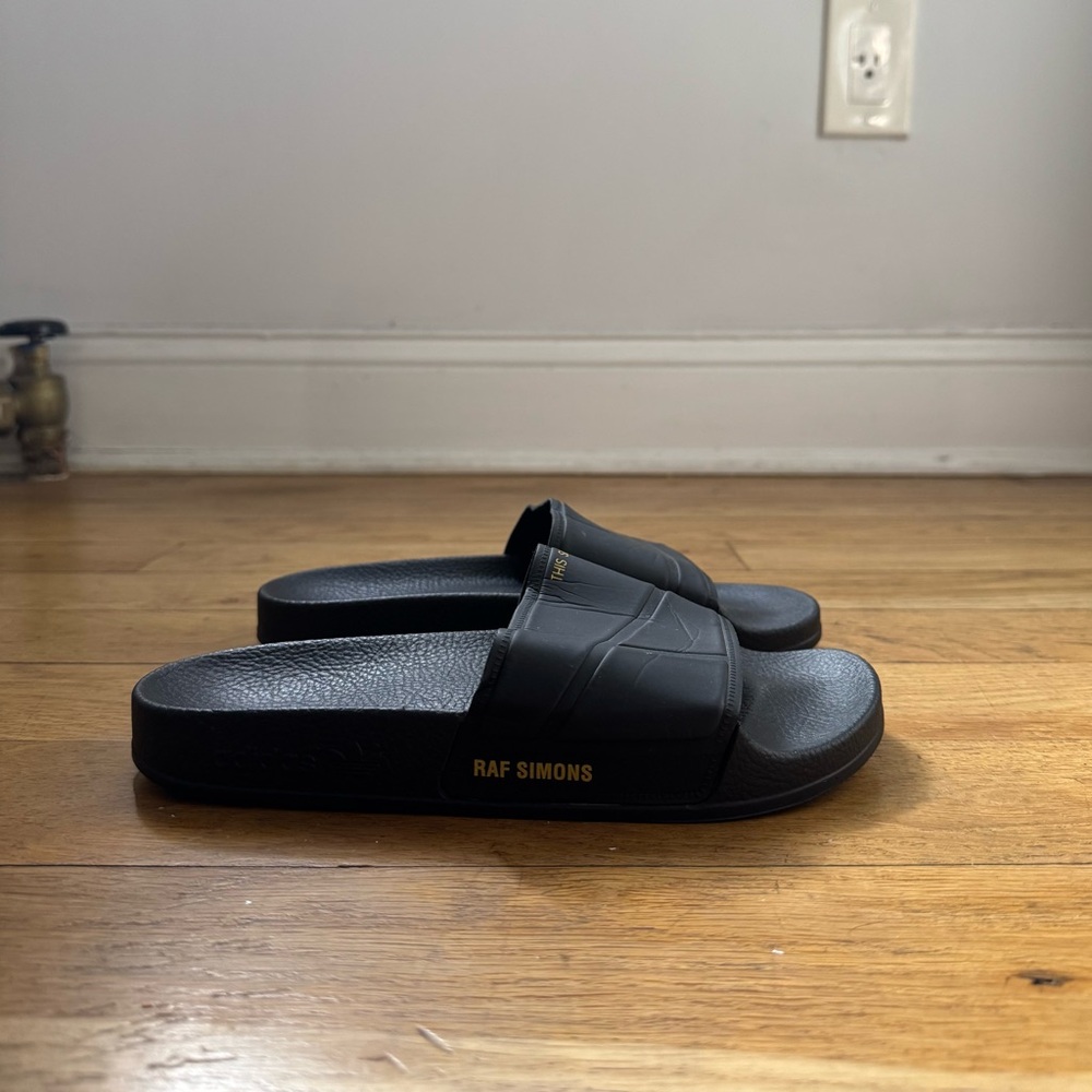 black Raf Simons slides (size: 4) - Picture 3 of 8